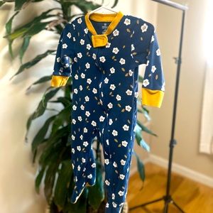 Honest brand, 6-9months, blue floral print